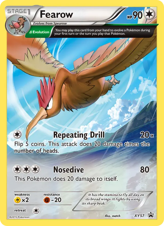 Fearow XY57 XY Black Star Promos Pokesingles