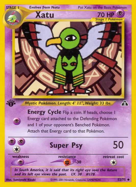 Xatu 52 Neo Discovery Pokesingles
