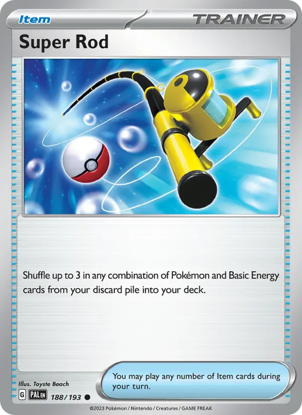 Super Rod 188 Paldea Evolved Pokesingles