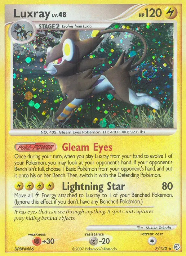 Luxray 7 Diamond & Pearl Pokesingles