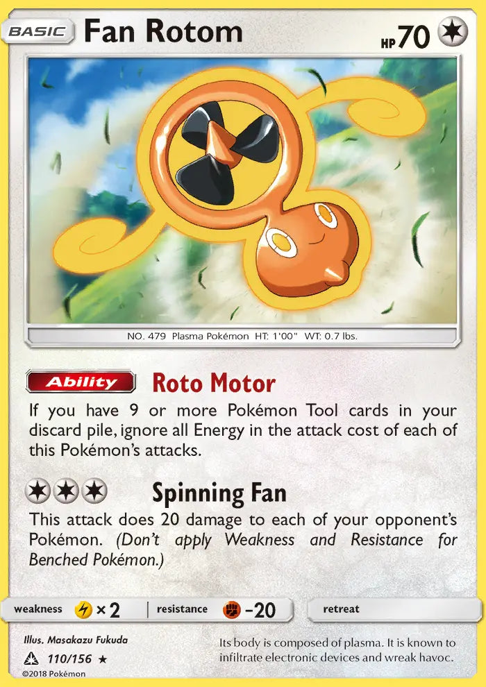 Fan Rotom 110 Ultra Prism Pokesingles