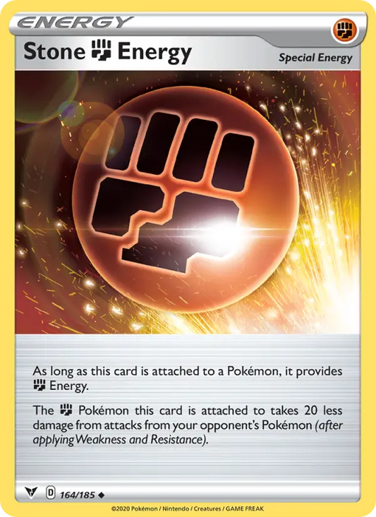 Stone Fighting Energy 164 Vivid Voltage Pokesingles