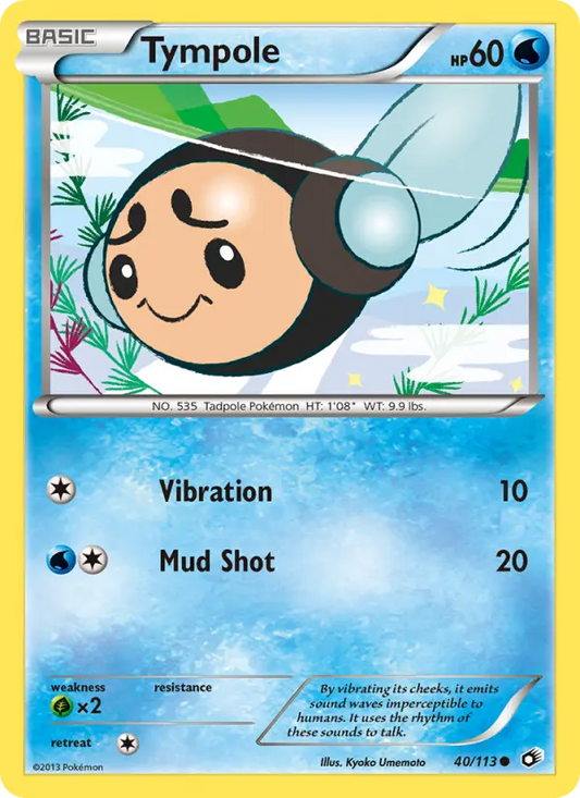 Tympole 40 Legendary Treasures Pokesingles