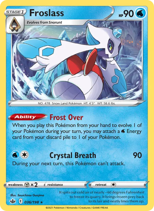 Froslass 36 Chilling Reign Pokesingles