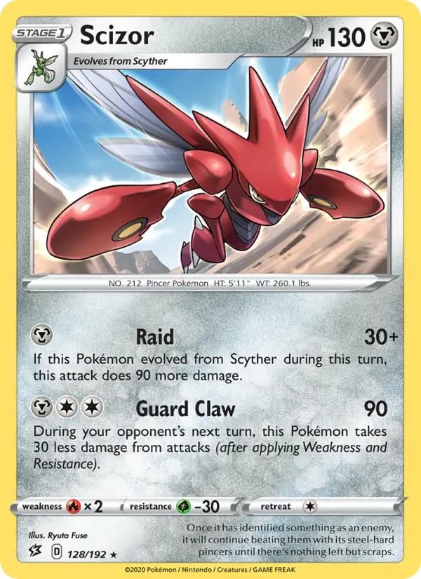 Scizor 128 Rebel Clash Pokesingles