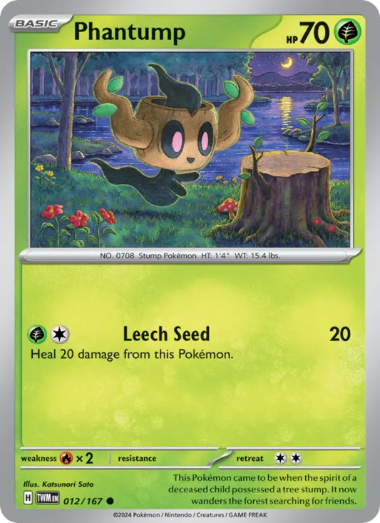 Phantump 12 Twilight Masquerade Pokesingles