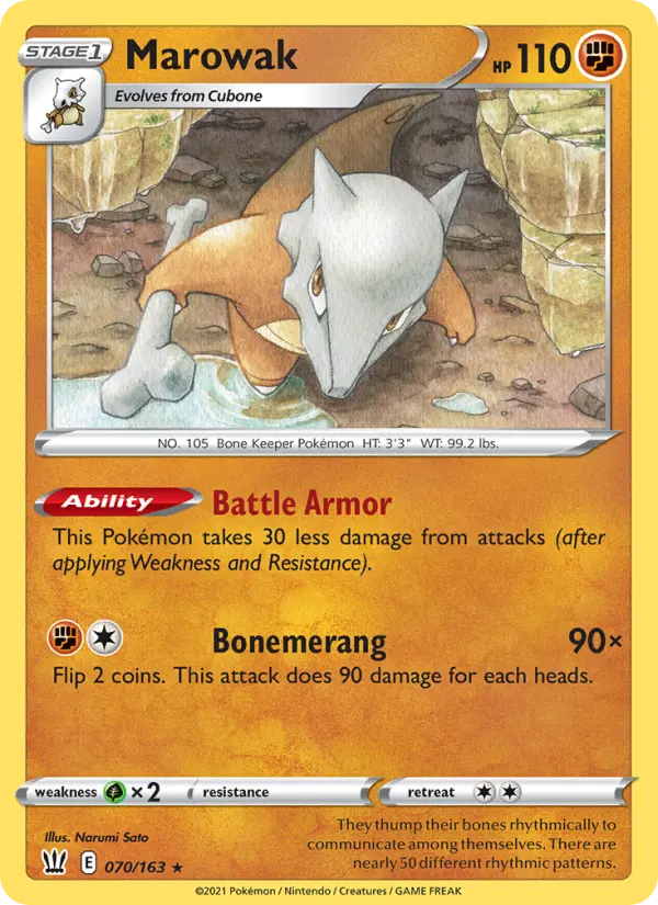 Marowak 70 Battle Styles Pokesingles
