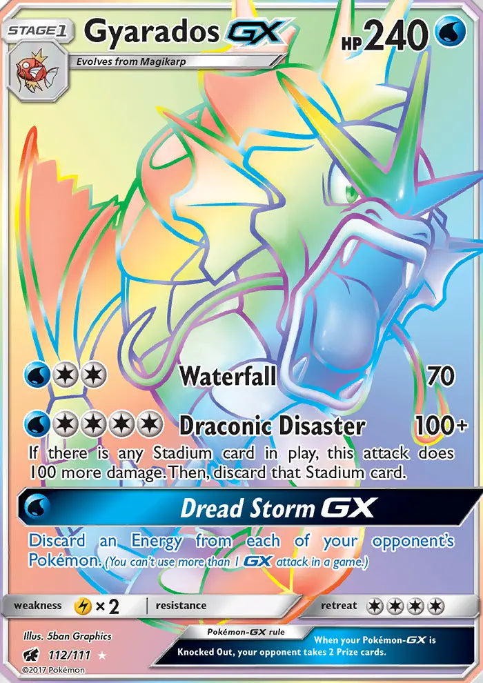 Gyarados GX 112 Crimson Invasion Pokesingles