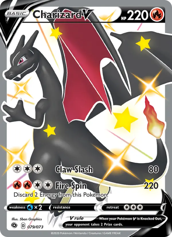 Charizard V 79 Champion's Path Pokesingles