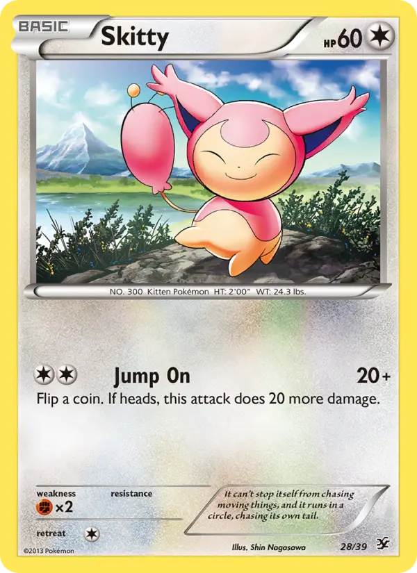 Skitty 28 Kalos Starter Set Pokesingles