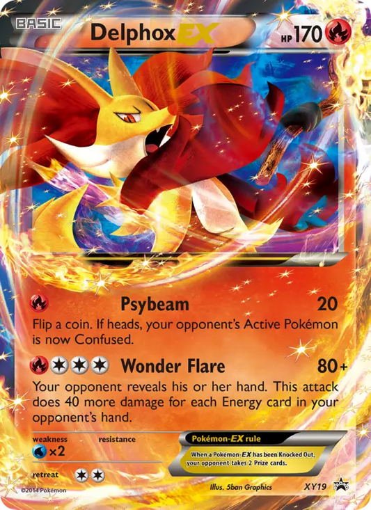 Delphox EX XY19 XY Black Star Promos Pokesingles