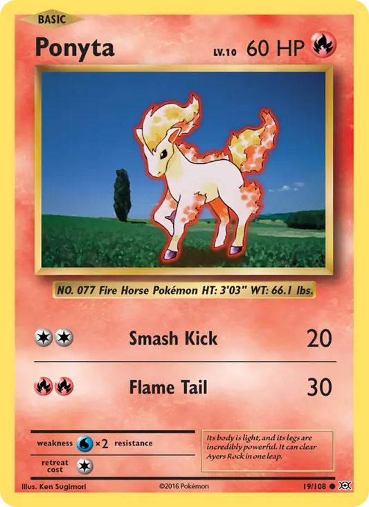 Ponyta 19 Evolutions Pokesingles