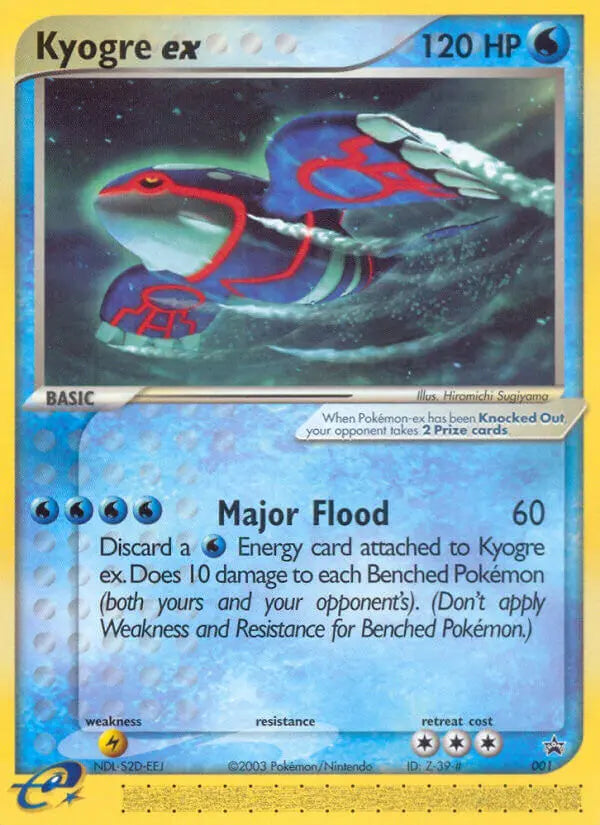Kyogre ex 1 Nintendo Black Star Promos Pokesingles