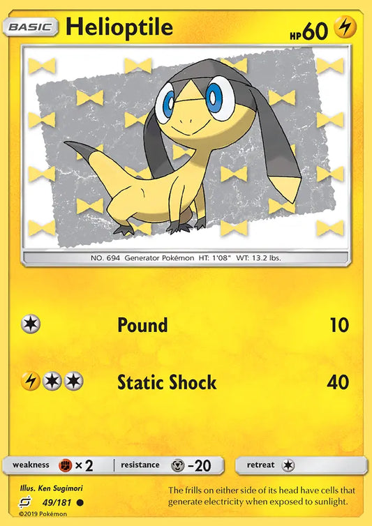 Helioptile 49 Team Up Pokesingles