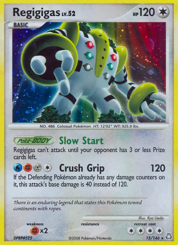 Regigigas 15 Legends Awakened Pokesingles