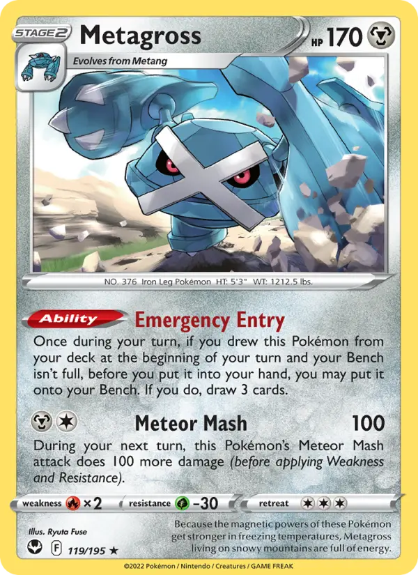 Metagross 119 Silver Tempest Pokesingles