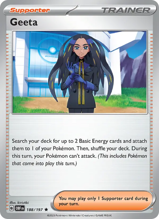 Geeta 188 Obsidian Flames Pokesingles