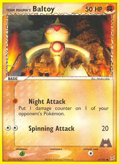 Team Magma's Baltoy 61 Team Magma vs Team Aqua Pokesingles