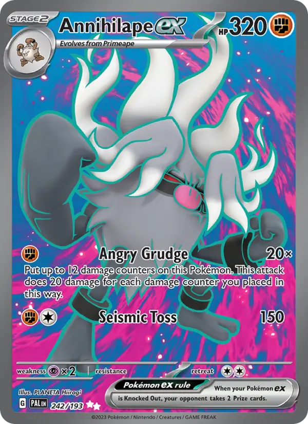 Annihilape ex 242 Paldea Evolved Pokesingles
