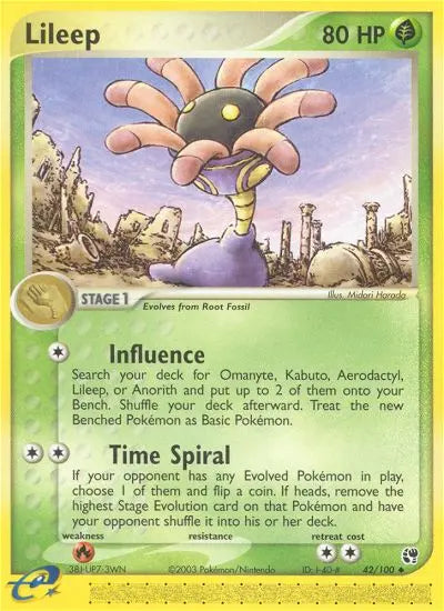 Lileep 42 Sandstorm Pokesingles