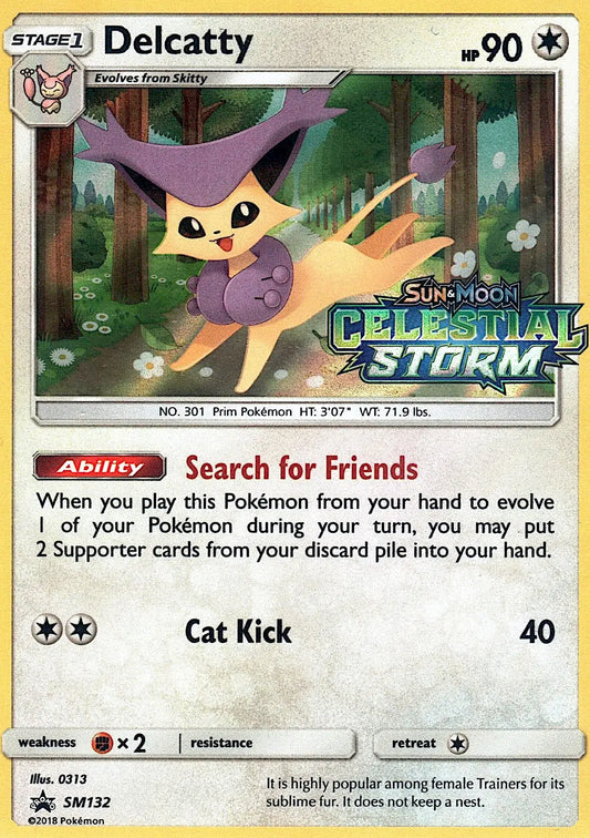 Delcatty SM132 SM Black Star Promos Pokesingles