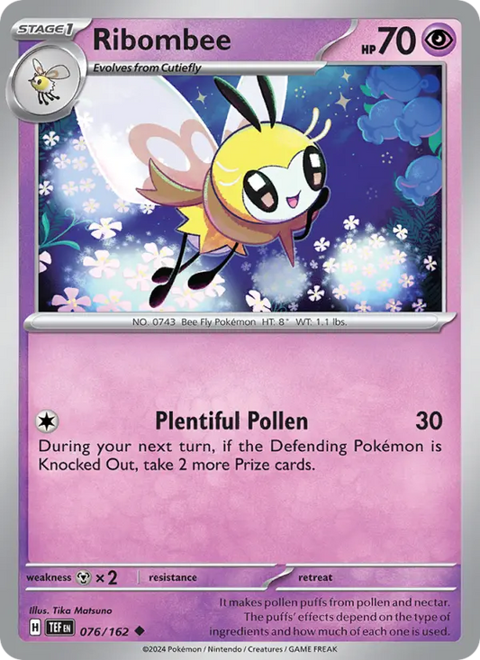 Ribombee 76 Temporal Forces Pokesingles