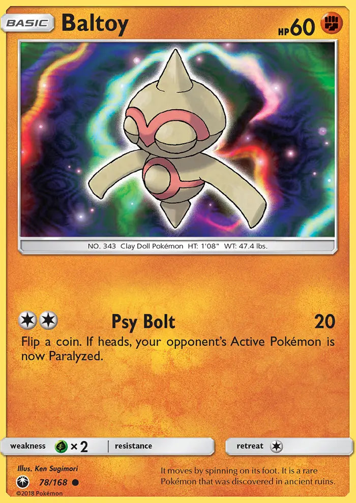 Baltoy 78 Celestial Storm Pokesingles
