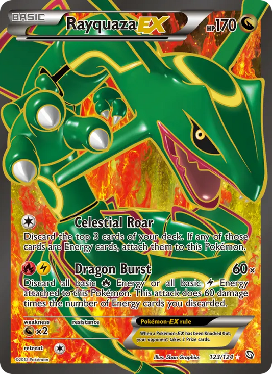 Rayquaza-EX 123 Dragons Exalted Pokesingles