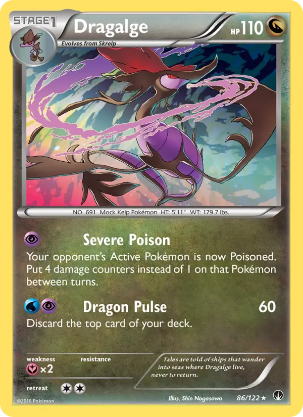 Dragalge 86 BREAKpoint Pokesingles