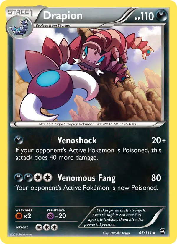 Drapion 65 Furious Fists Pokesingles