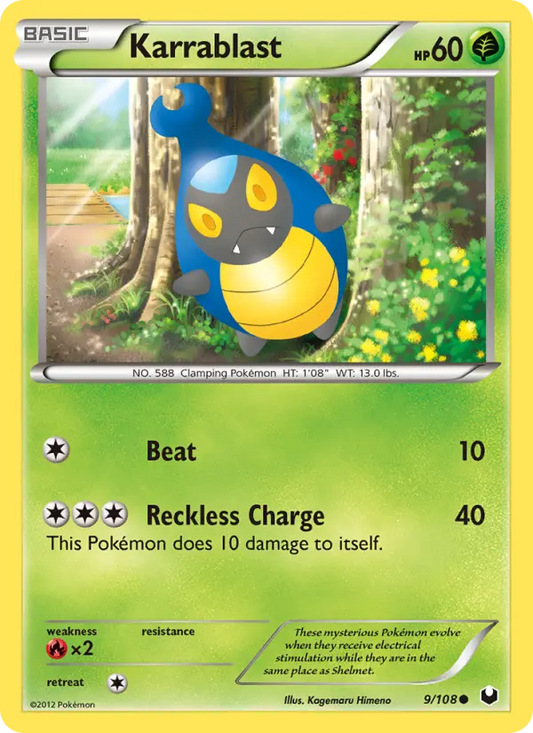 Karrablast 9 Dark Explorers Pokesingles