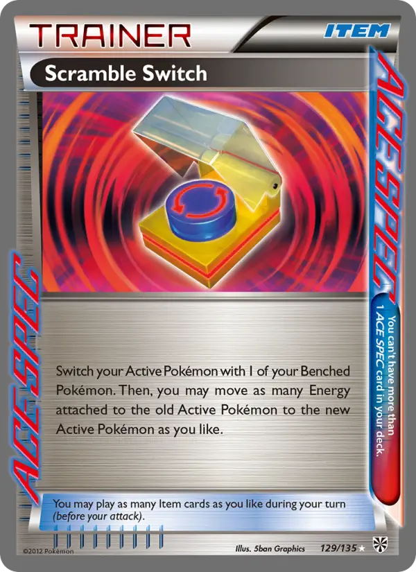 Scramble Switch 129 Plasma Storm Pokesingles