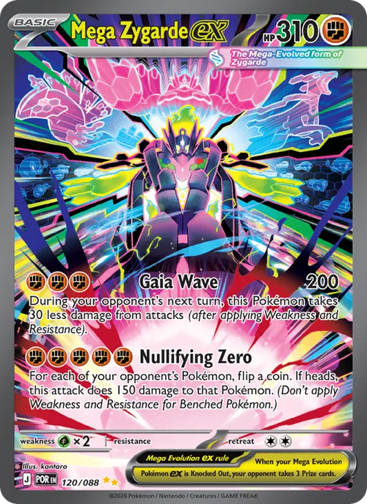 Mega Zygarde ex 120 Perfect Order Pokesingles