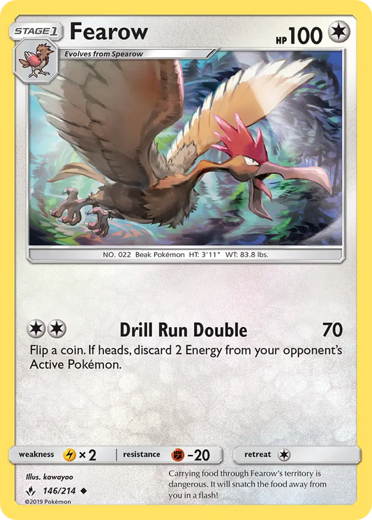 Fearow 146 Unbroken Bonds Pokesingles