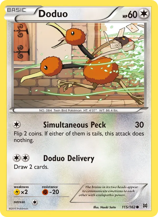 Doduo 115 BREAKthrough Pokesingles