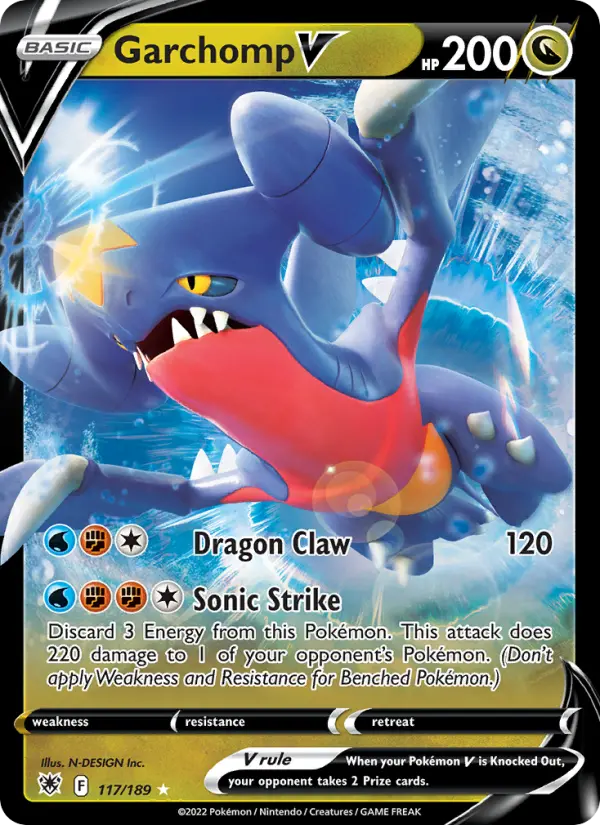Garchomp V 117 Astral Radiance Pokesingles