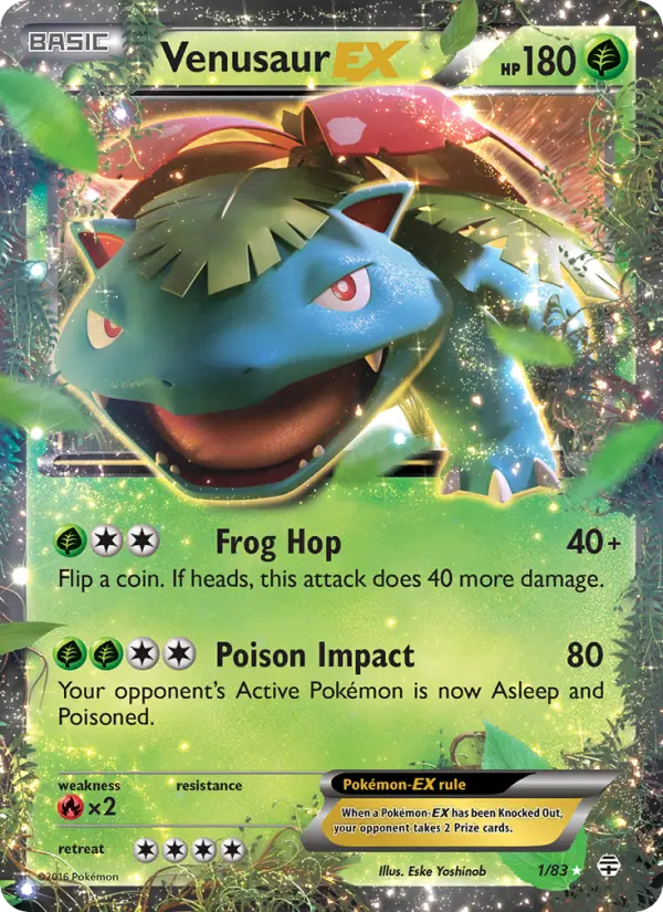 Venusaur EX 1 Generations Pokesingles