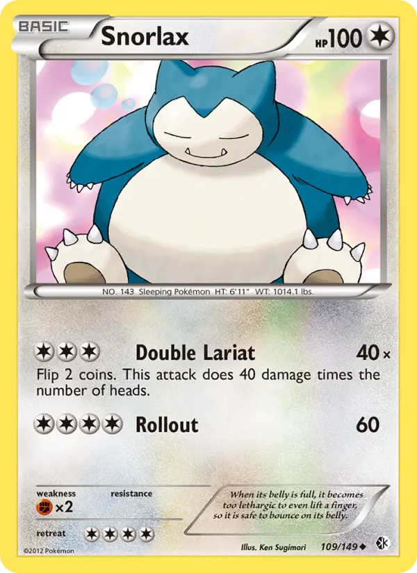 Snorlax 109 Boundaries Crossed Pokesingles