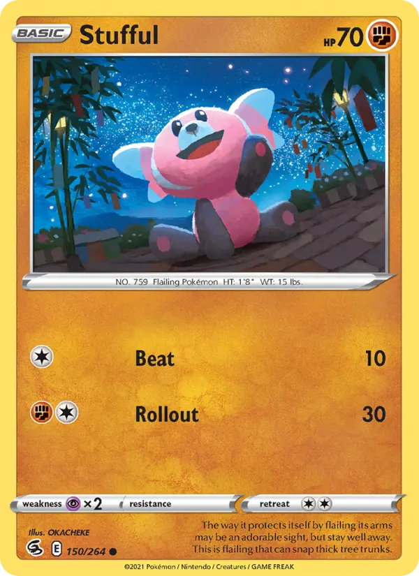 Stufful 150 Fusion Strike Pokesingles