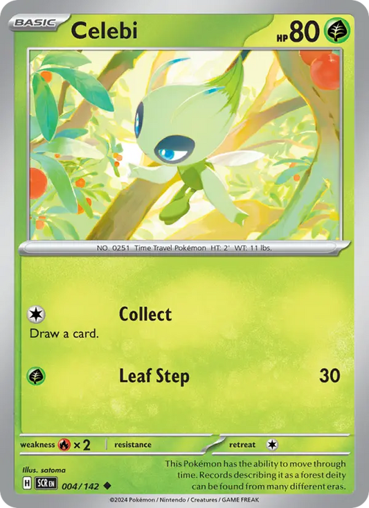 Celebi 4 Stellar Crown Pokesingles