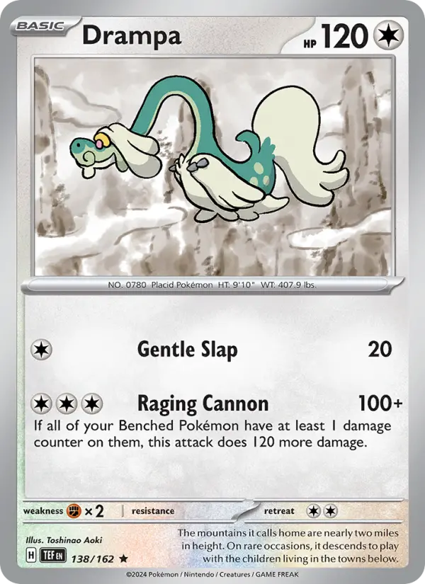 Drampa 138 Temporal Forces Pokesingles