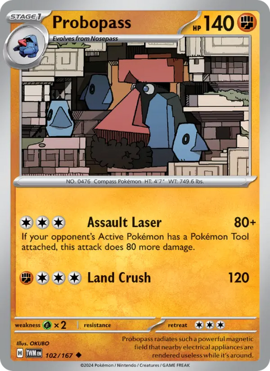 Probopass 102 Twilight Masquerade Pokesingles