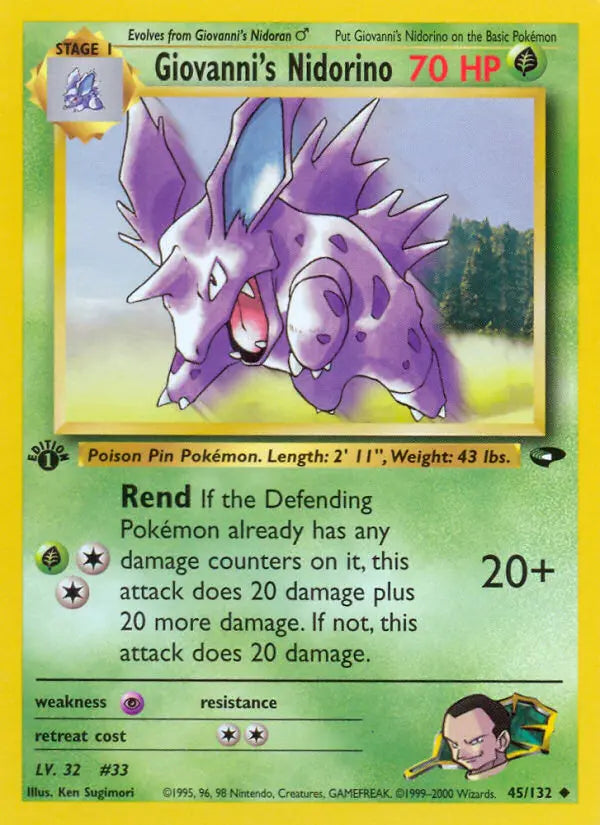 Giovanni's Nidorino 45 Gym Challenge Pokesingles