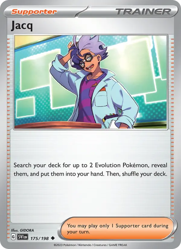 Jacq 175 Scarlet & Violet Pokesingles