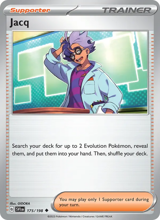 Jacq 175 Scarlet & Violet Pokesingles