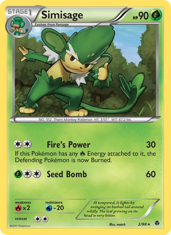 Simisage 2 Emerging Powers Pokesingles