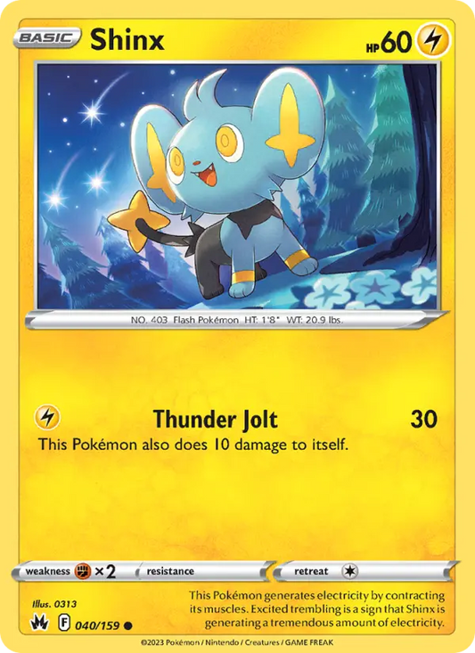 Shinx 40 Crown Zenith Pokesingles