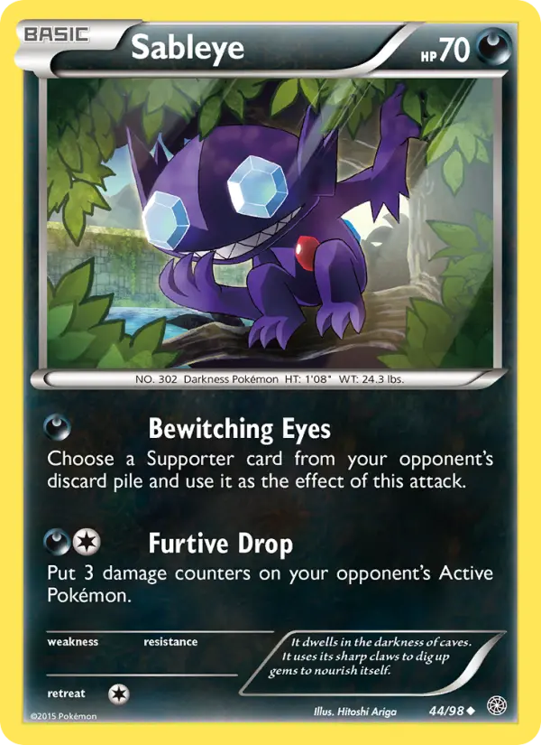 Sableye 44 Ancient Origins Pokesingles