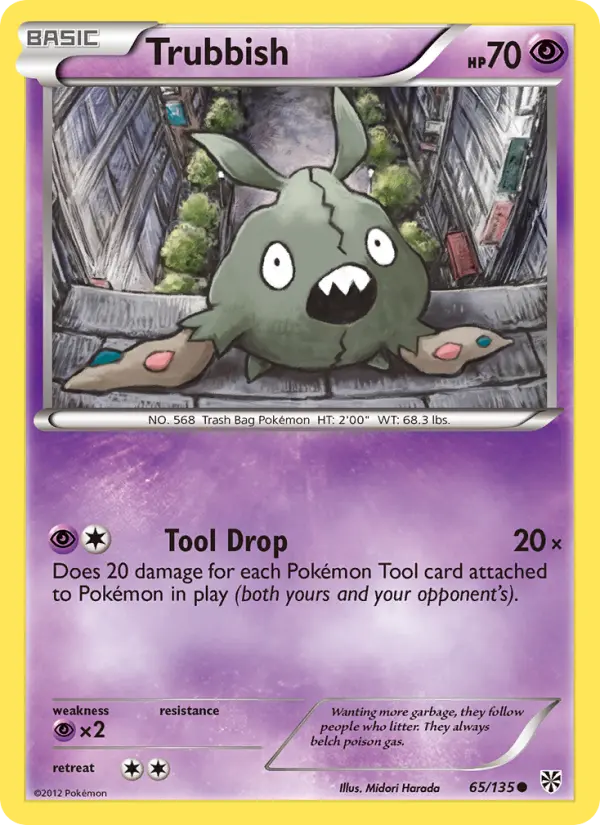 Trubbish 65 Plasma Storm Pokesingles