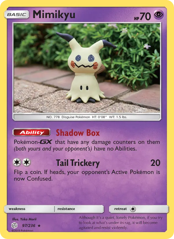 Mimikyu 97 Cosmic Eclipse Pokesingles